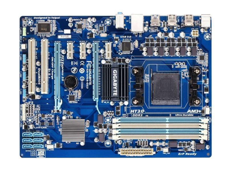 gigabyte/技嘉 970a-ds3 ddr3 am3  fx八核主板 usb3.0 sata3.