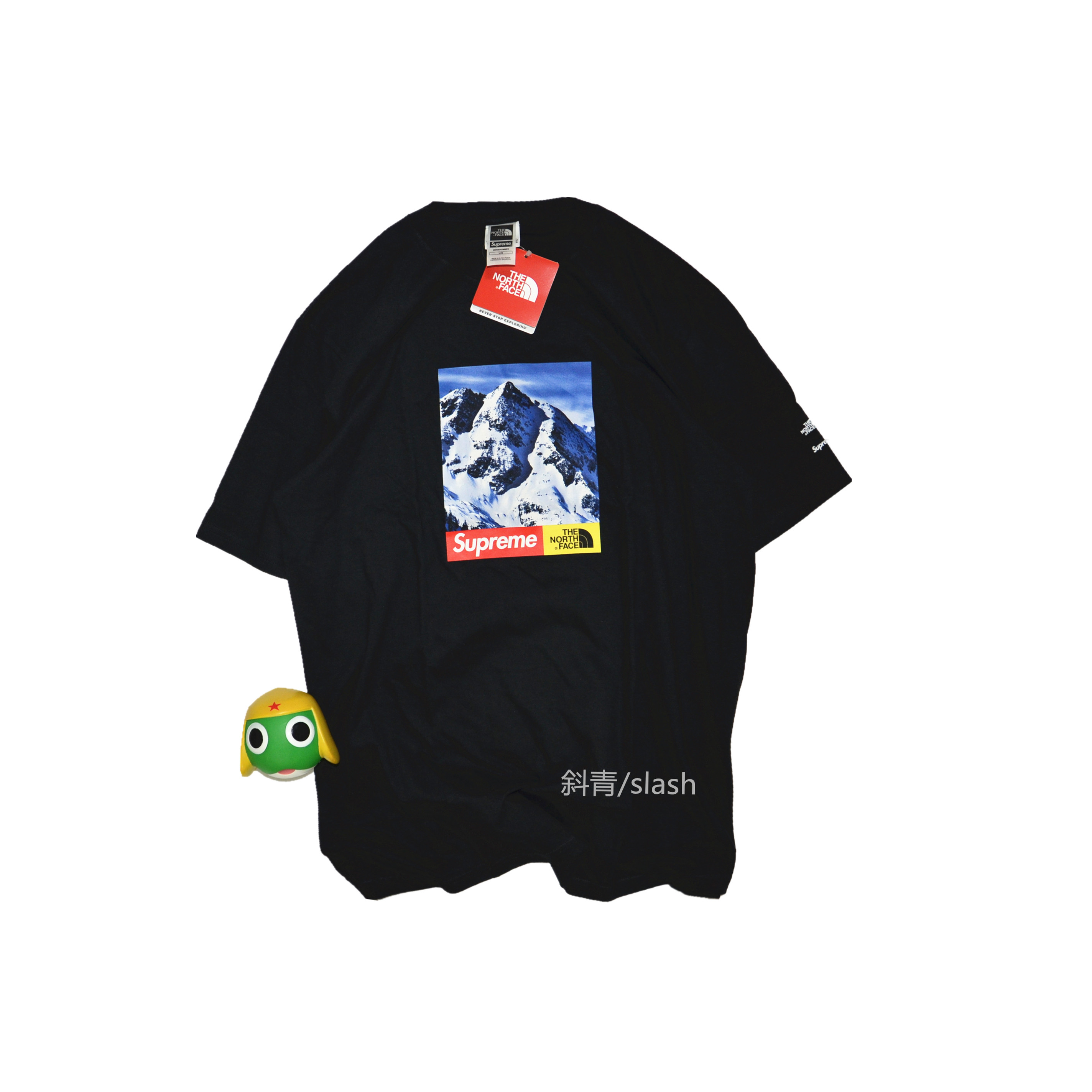 supreme x tnf 17fw mountain t-shirt tee 雪山联名 圆领 短袖优惠券