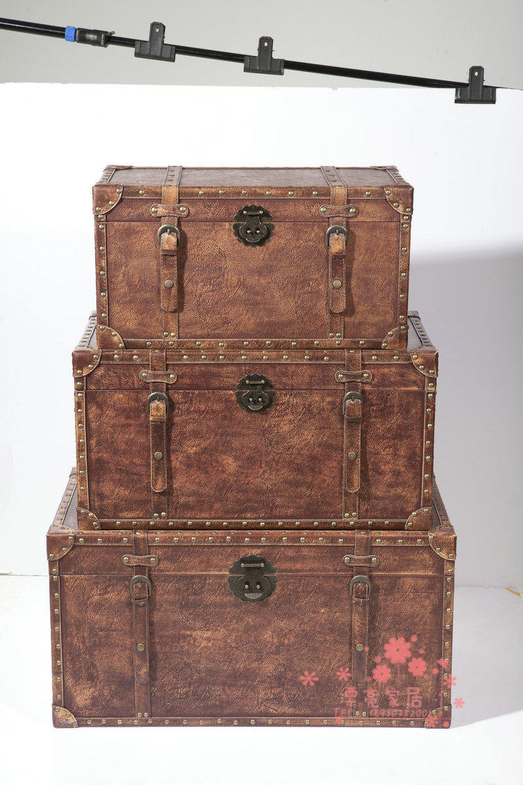 热销复古箱子摆件