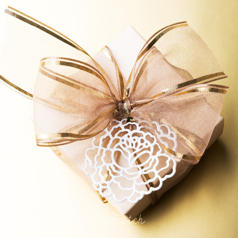 欧式_fitmatch欧式西式婚礼喜糖礼盒 香槟色蝴蝶结喜糖盒子 包装盒