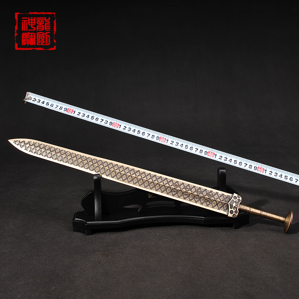 青铜剑 仿古_新品宝剑仿古越王剑收藏送礼战国剑短剑青铜剑镇宅宝剑