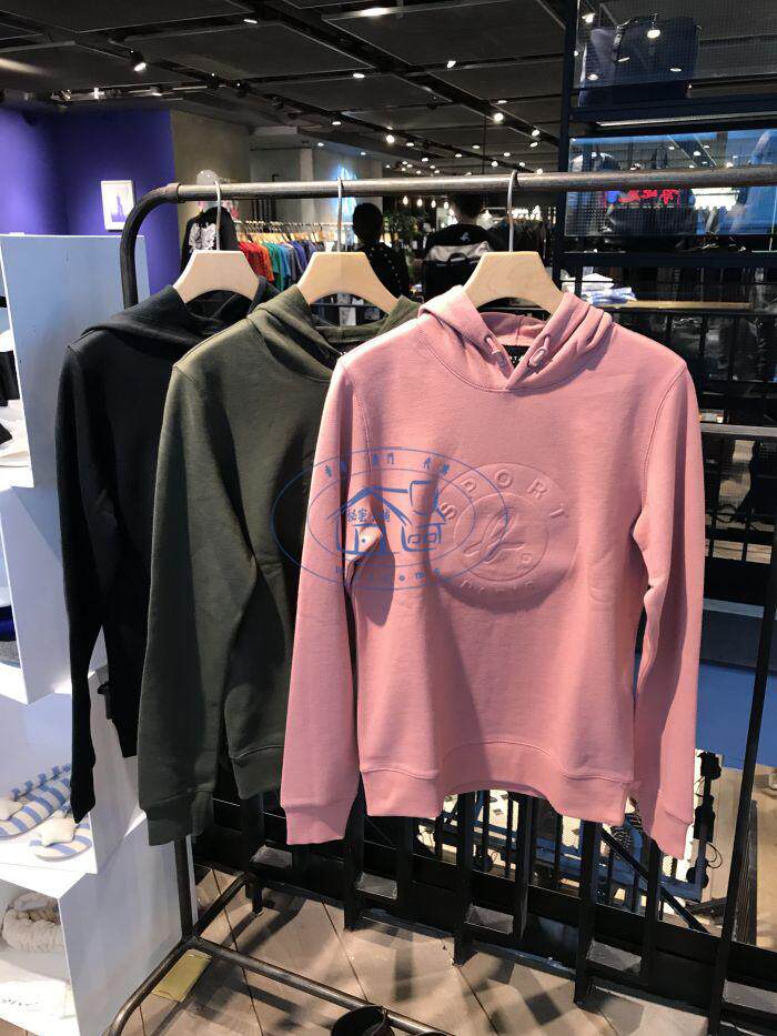 香港专柜正品代购agnes b.sport圈圈恐龙logo加绒卫衣