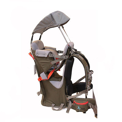 爬山虎户外儿童背架后背式登山四季出行婴儿腰凳宝宝背椅透气超轻