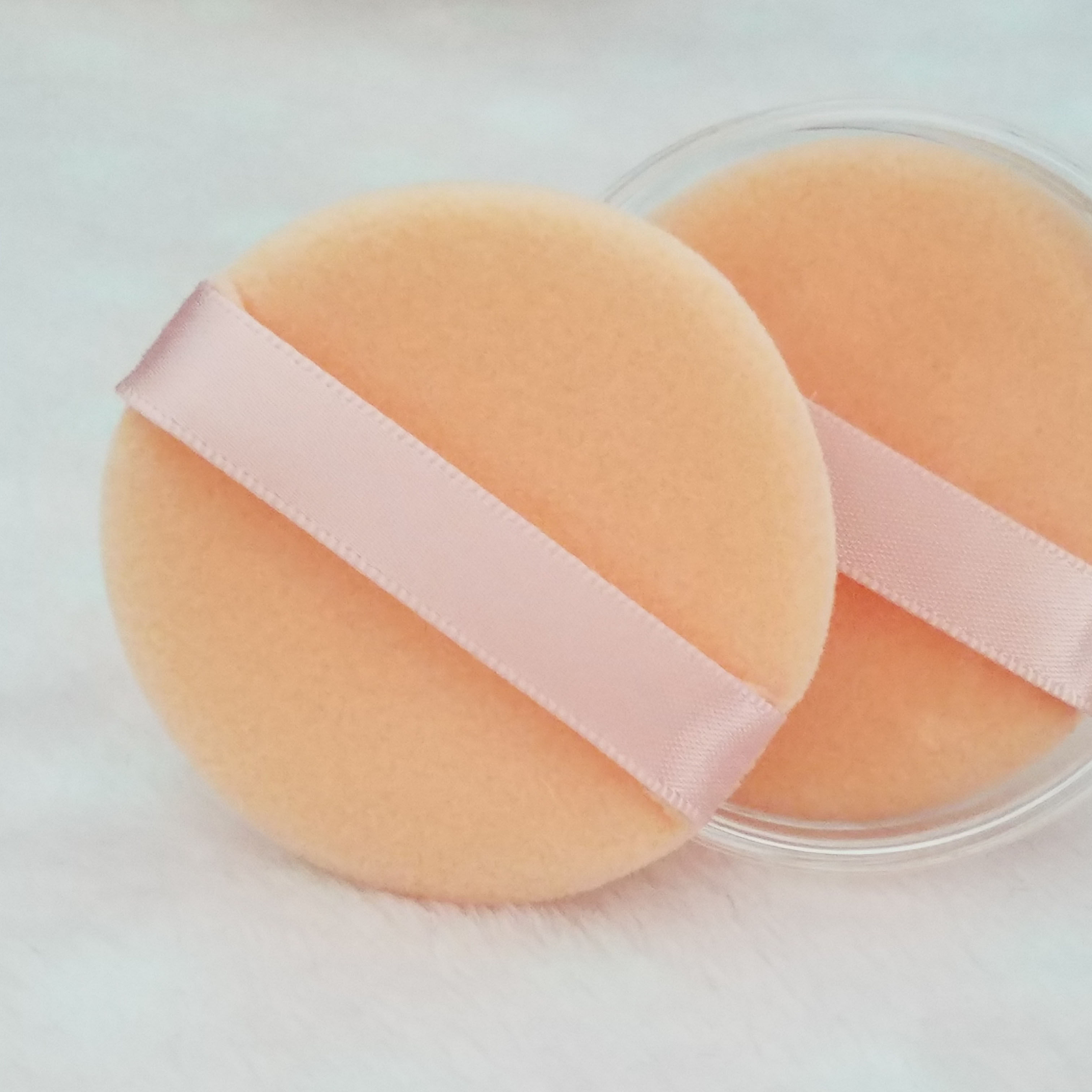 圆形植绒粉扑超细腻抗菌化妆散粉蜜粉扑定妆粉饼专用