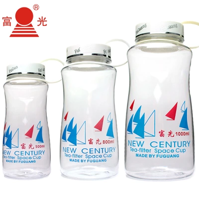 正品富光fga-j1103新世纪太空杯pc塑料水杯子 带滤网大容量水壶