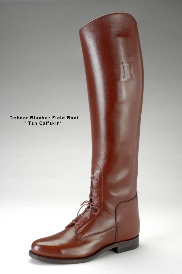 【美国dehner】blucher field boots布吕歇尔场地黑色小牛皮马靴