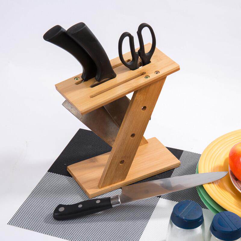 热销刀架 菜刀_刀架家用包邮竹刀座厨房简易菜刀壁挂架菜木头刀架座