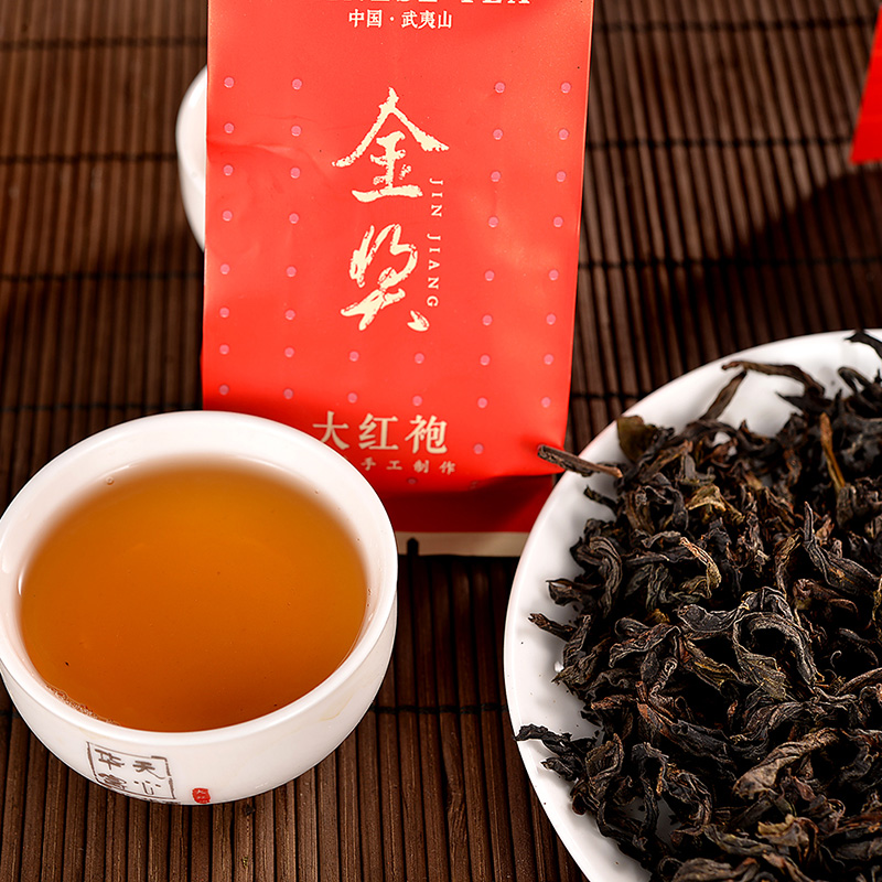 【买1送1共500g】 春茶大红袍 茶叶 武夷山大红袍乌龙茶岩茶 礼盒