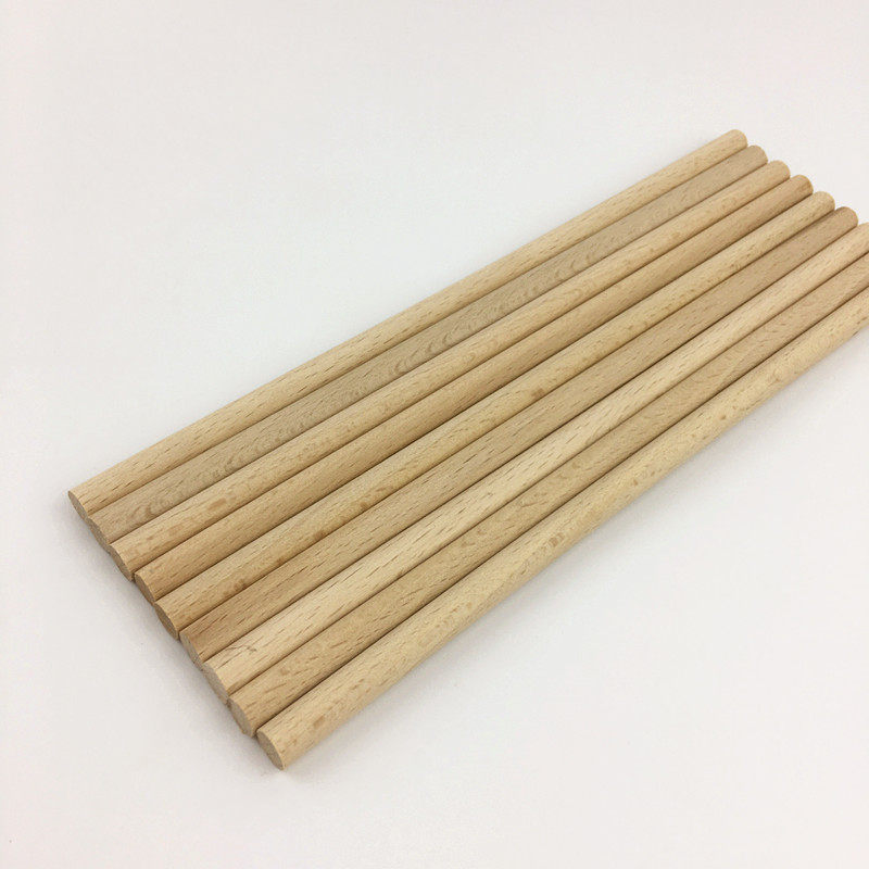 热销圆木棒 榉木_榉木硬木圆棒圆木棒手工制作建筑模型材料小木条木棍
