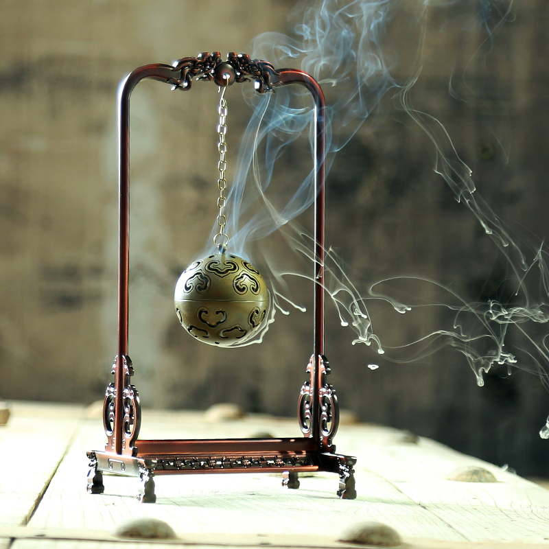 龙泉淘青瓷香炉倒流陶瓷檀香炉流烟熏香炉创意摆件塔香流水香道