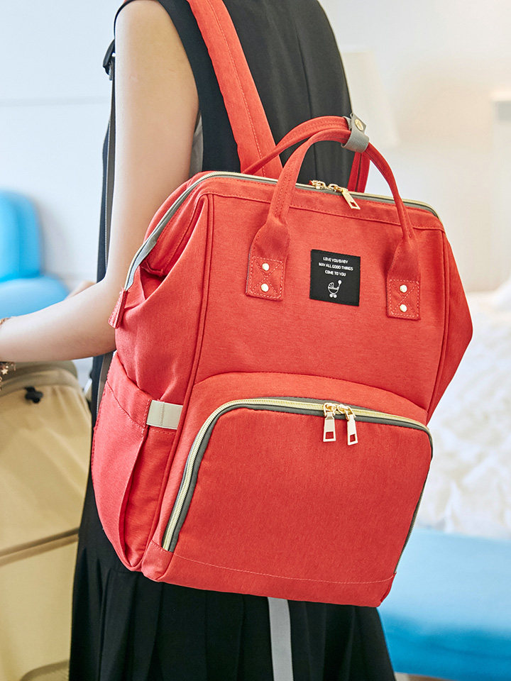 妈咪包 双肩包 大容量_妈妈妈咪包双肩包多功能大容量时尚妈咪包孕妇