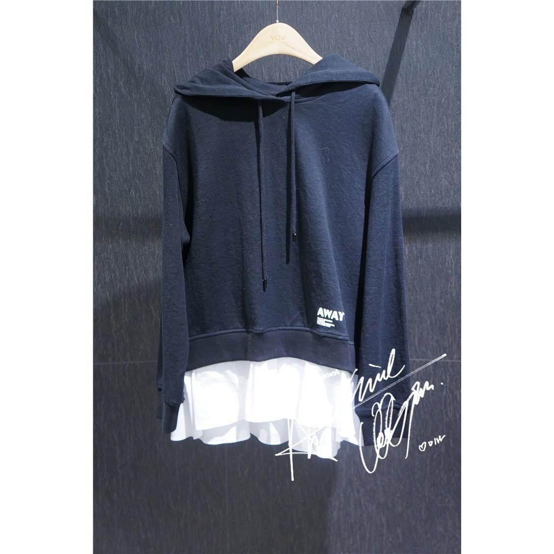 VOV\/V+EL韩国专柜正品代购2019年春连帽T恤