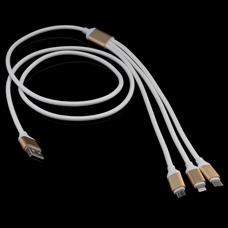 特价数据线三合一拖三_一拖三数据线三合一苹果安卓type-c多功能