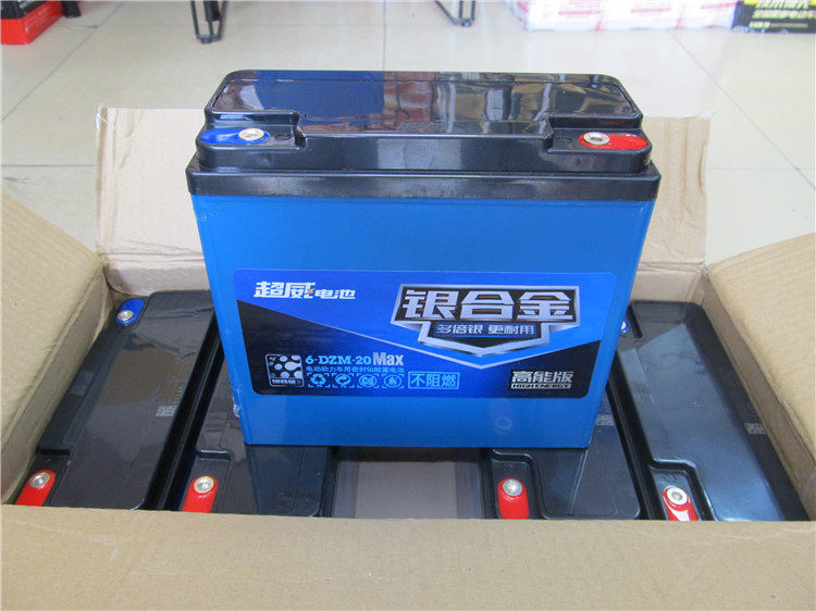 超威电瓶_电动车电池电瓶超威银合金48v60v72v20ah12ah南宁上门广西包