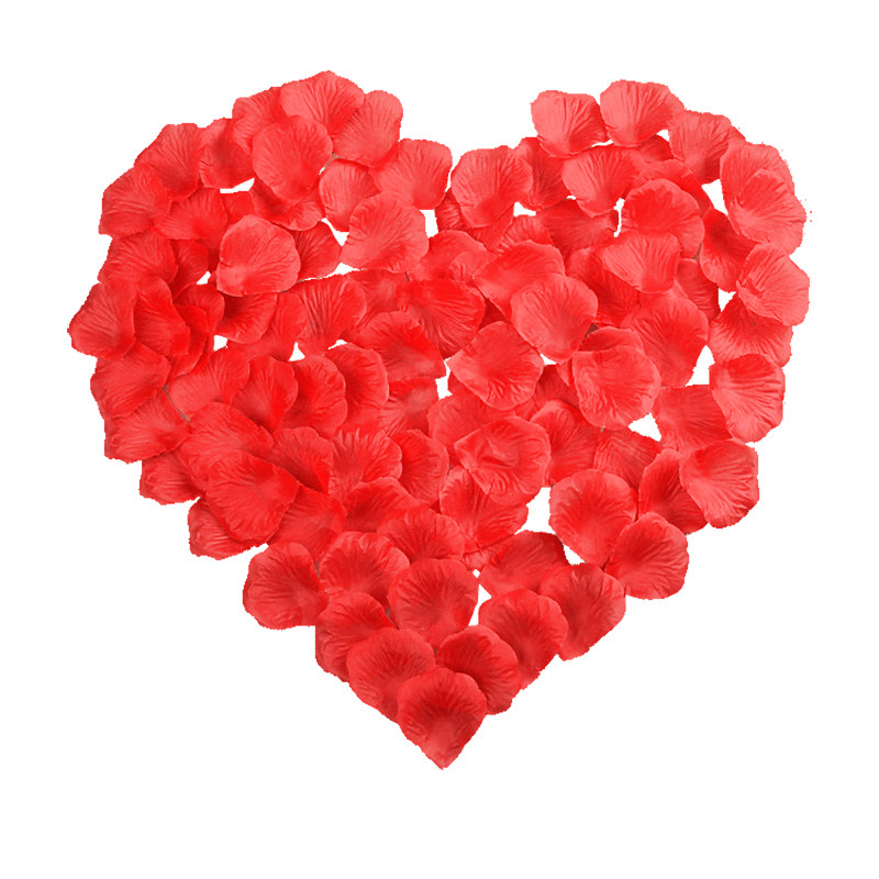 结婚房布置用品仿真花瓣婚礼派对生日假玫瑰花瓣婚庆制造浪漫表白