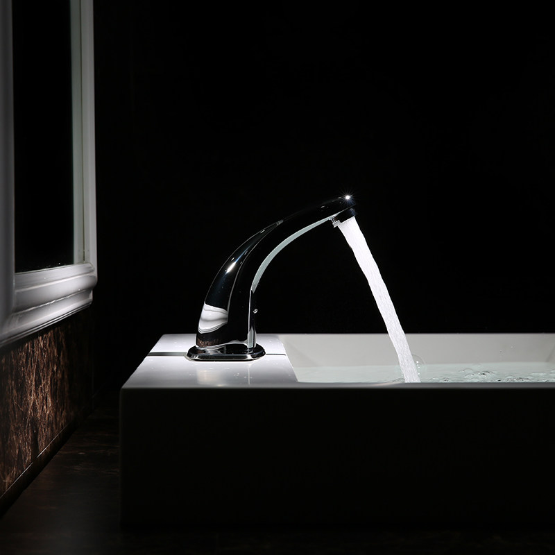 正品英特汉莎感应水龙头全铜红外线水龙头冷热感应龙头医用水龙头