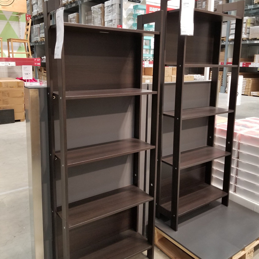 特价宜家书柜_宜家家居代购莱瓦书架ikea书架置物架简易学生收纳落地