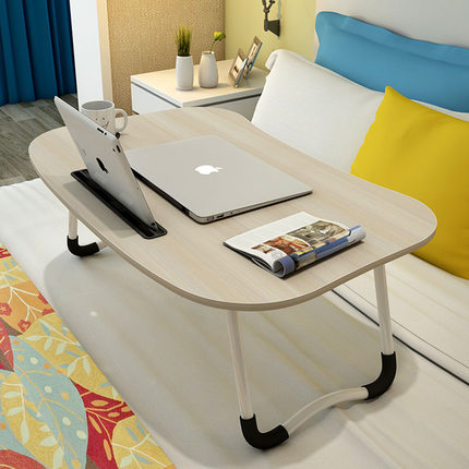 u型脚大号笔记本电脑桌床上用懒人桌床上卡通可折叠小书桌子包邮_7折
