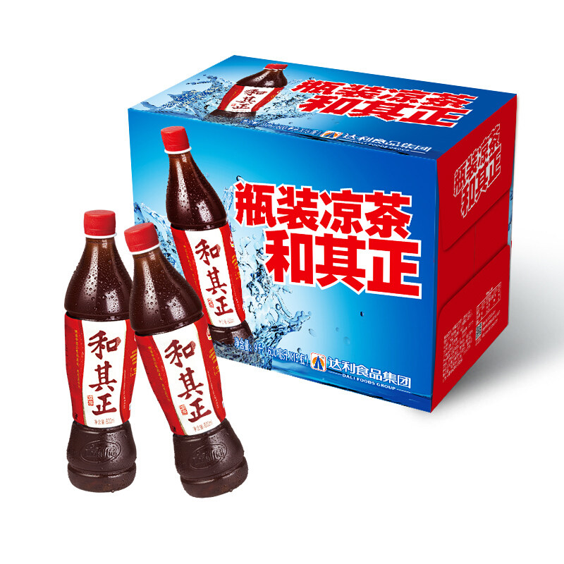 凉茶瓶_中国凉茶和其正 瓶装600ml*15瓶 和其正凉茶优惠券
