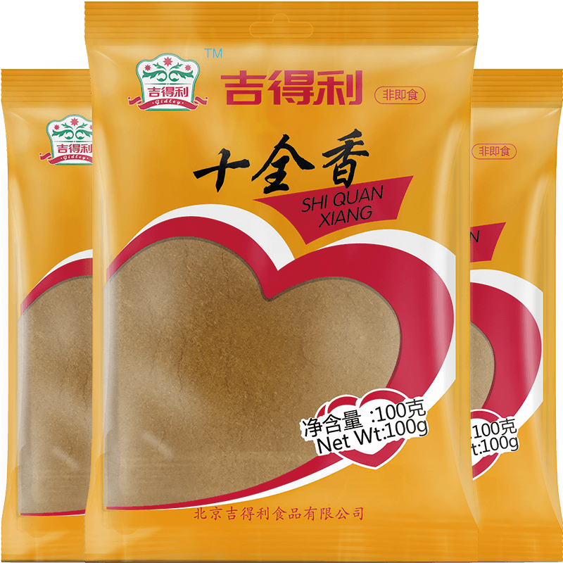 吉得利 十全香(十三香)调味料 100g*3袋调味品厨房烧菜调料批发