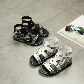 女凉鞋平底靴子