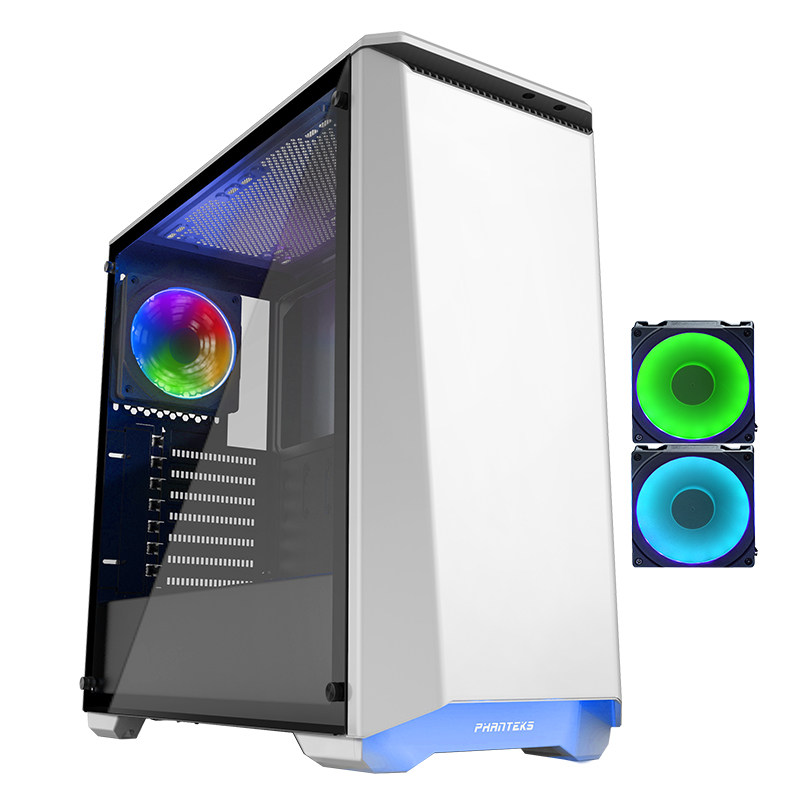 特价416机箱_phantek追风者416ptg 白色rgb侧透游戏防尘水冷台式机