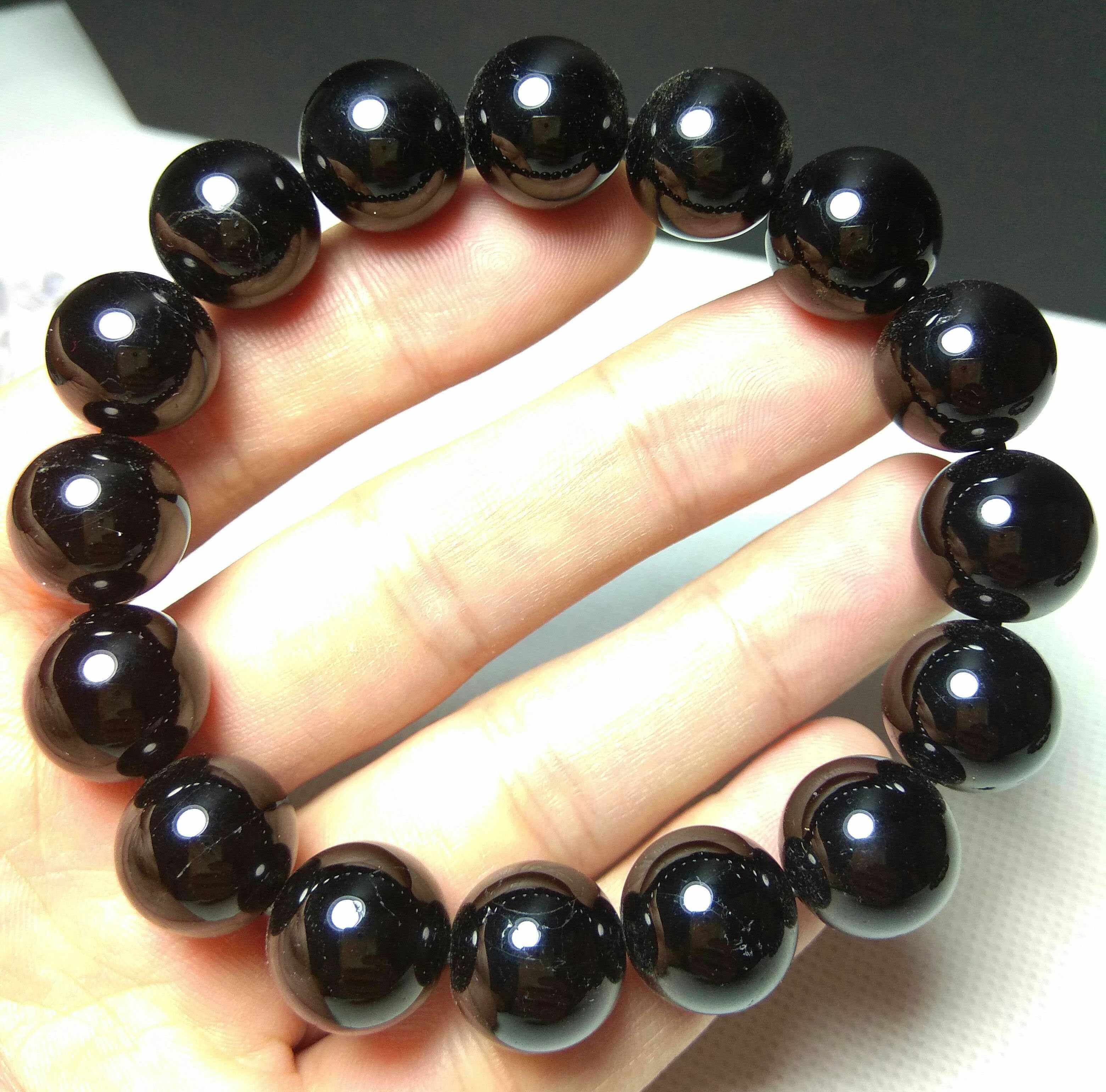 黑碧玺手链 巴西