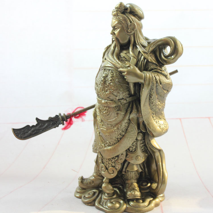 关羽关公大摆件招财镇宅辟邪关二爷武财神爷佛像开业乔迁礼品礼物