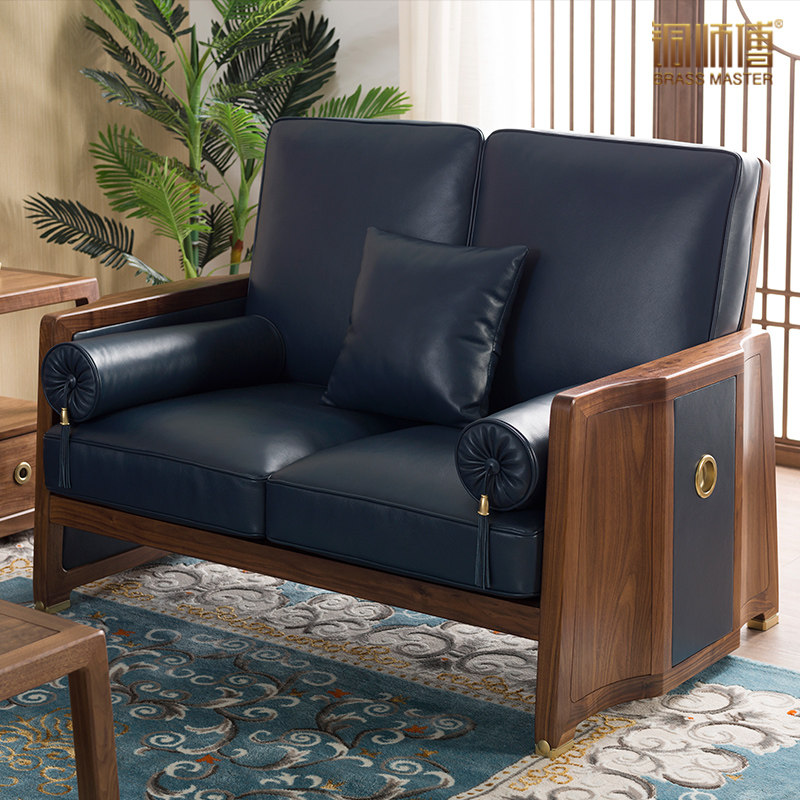 铜师傅 铜木家具 大千系列 客厅家具 沙发 电视柜 茶几 角几