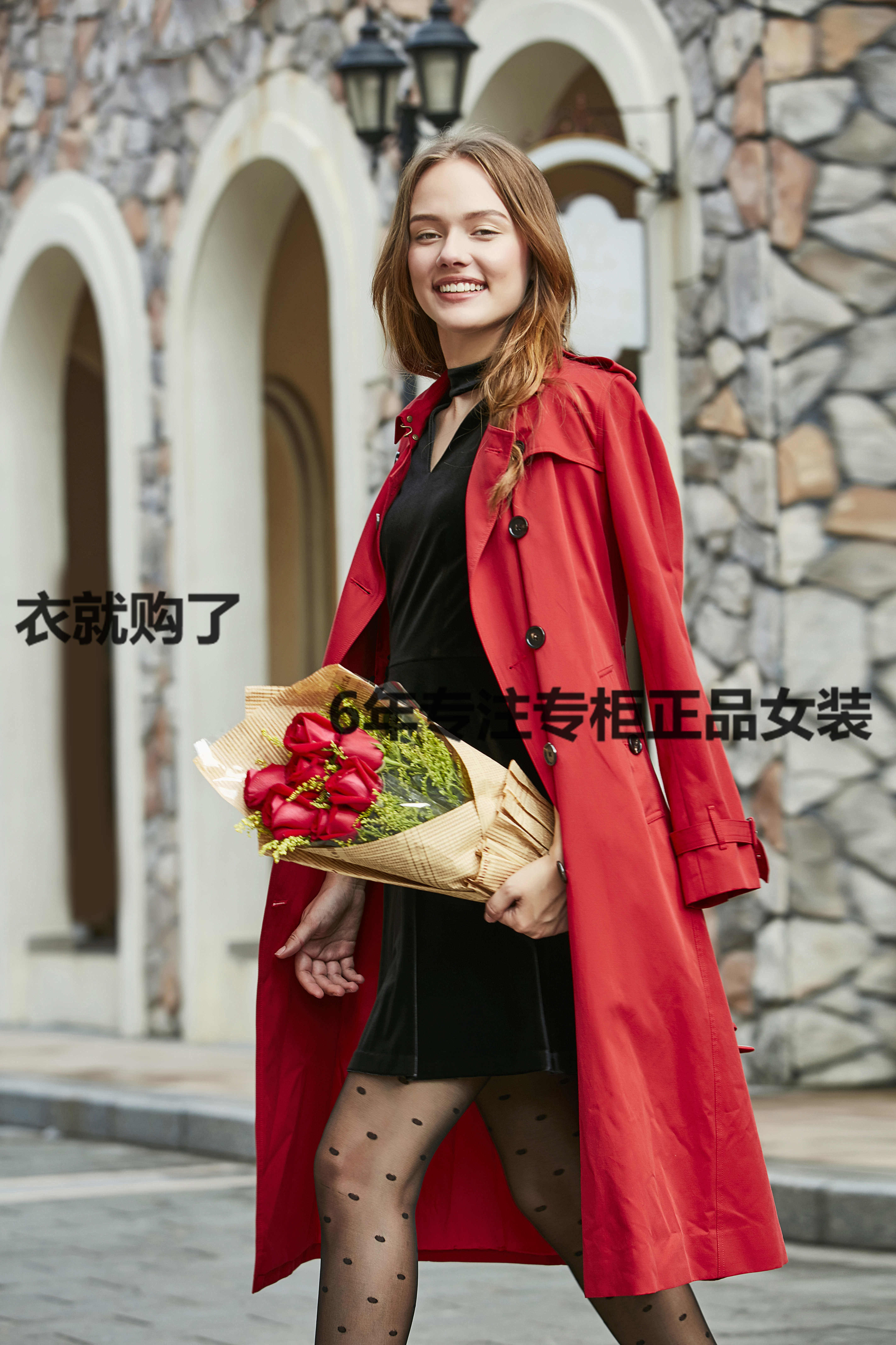 ctc香缇卡 2017秋冬女新专柜正品代购洋装 108-23068f/108-23086e