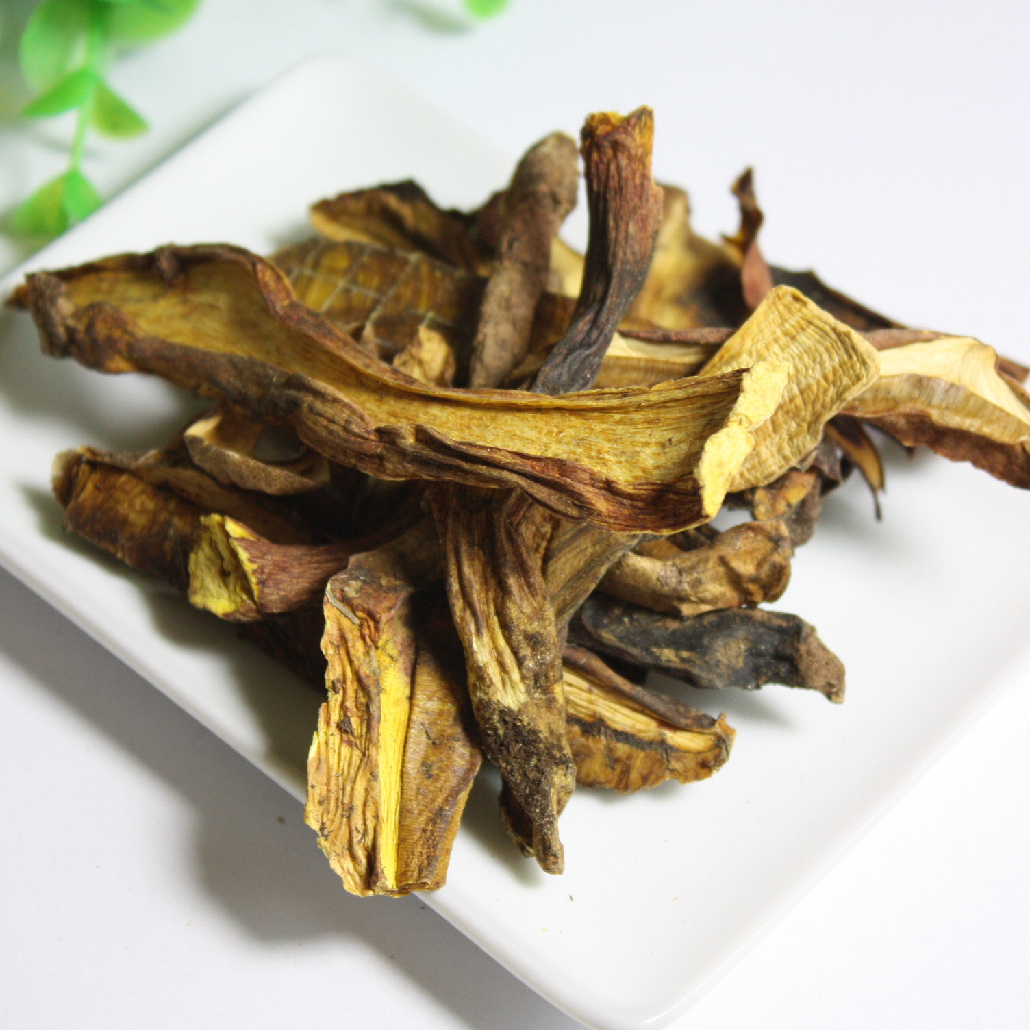 优质美味食用菌云南土特产50g干货 丽江野生黄牛肝菌干片