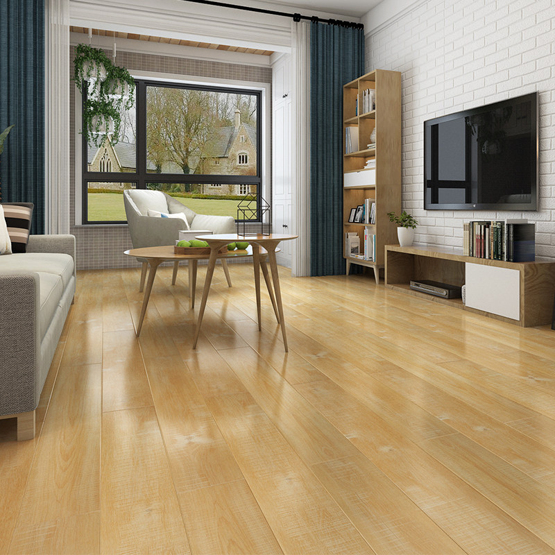 木地板强化复合家用卧室大亚e0环保耐磨防水地暖地板厂家直销12mm