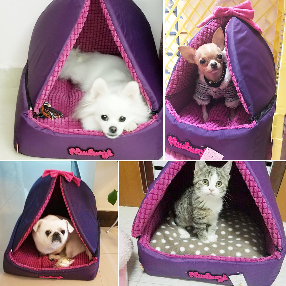 狗窝蒙古包可拆洗小狗狗室内小型犬泰迪狗屋猫窝比熊夏天夏季凉窝