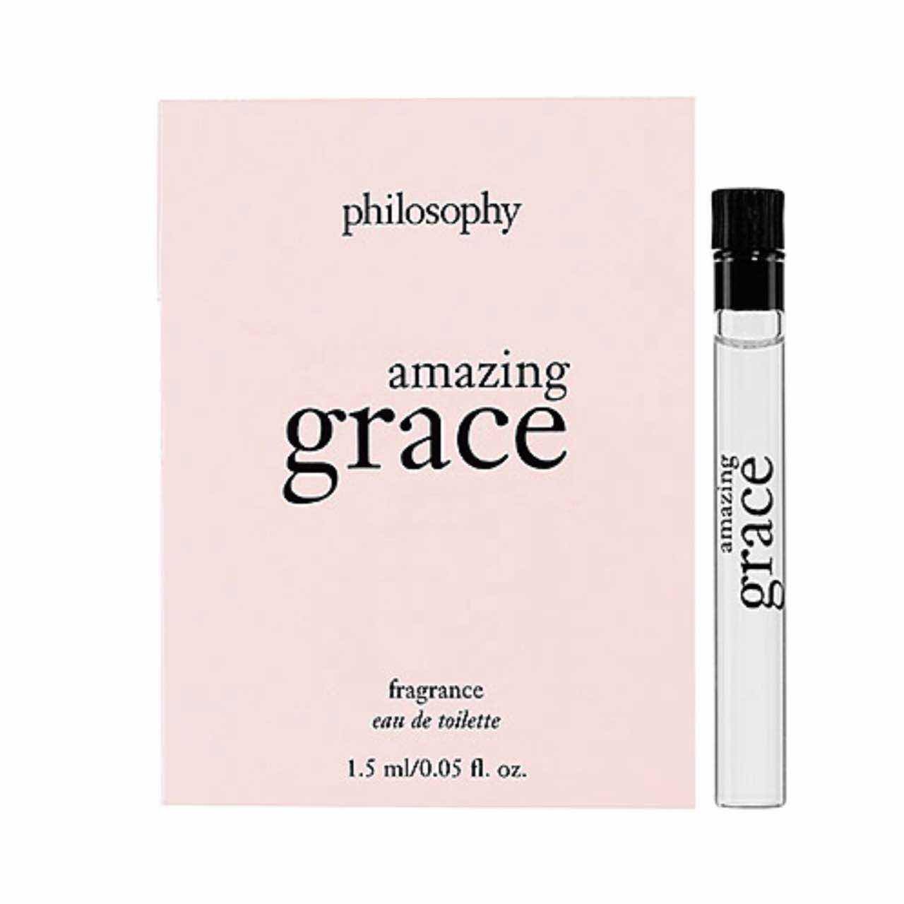 philosophy自然哲理amazing grace试管香水edt 1.5ml