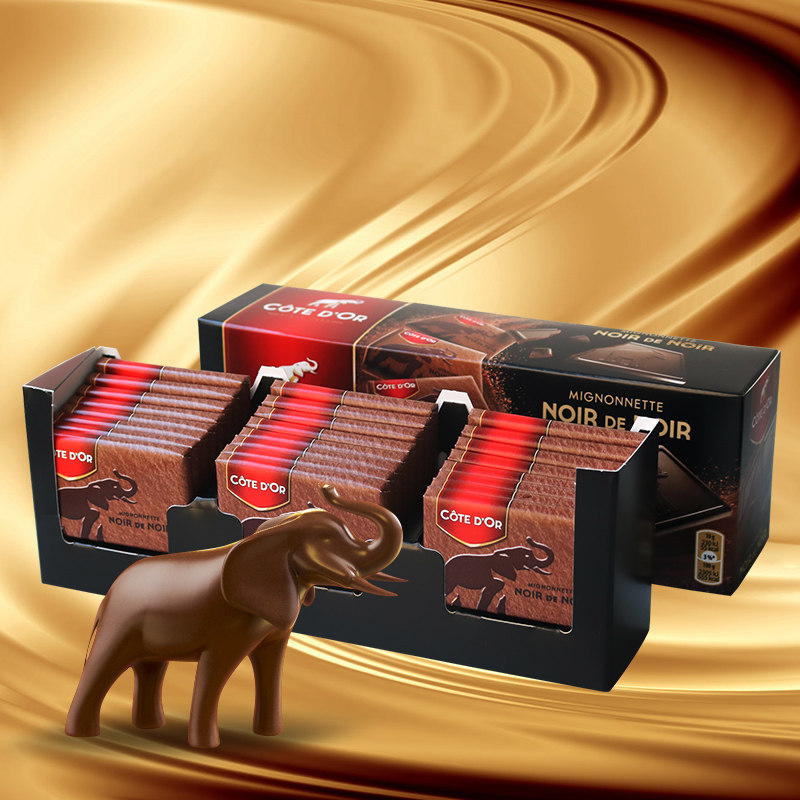 比利时进口 cote d'or克特多金象精选黑