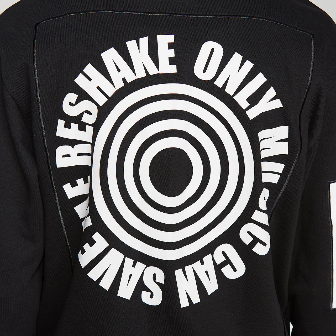 马克华菲型格reshake2017冬嘻哈针织衫情侣款印花运