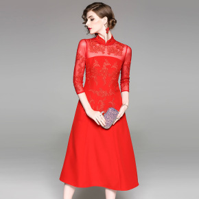 修身 连衣裙秋冬