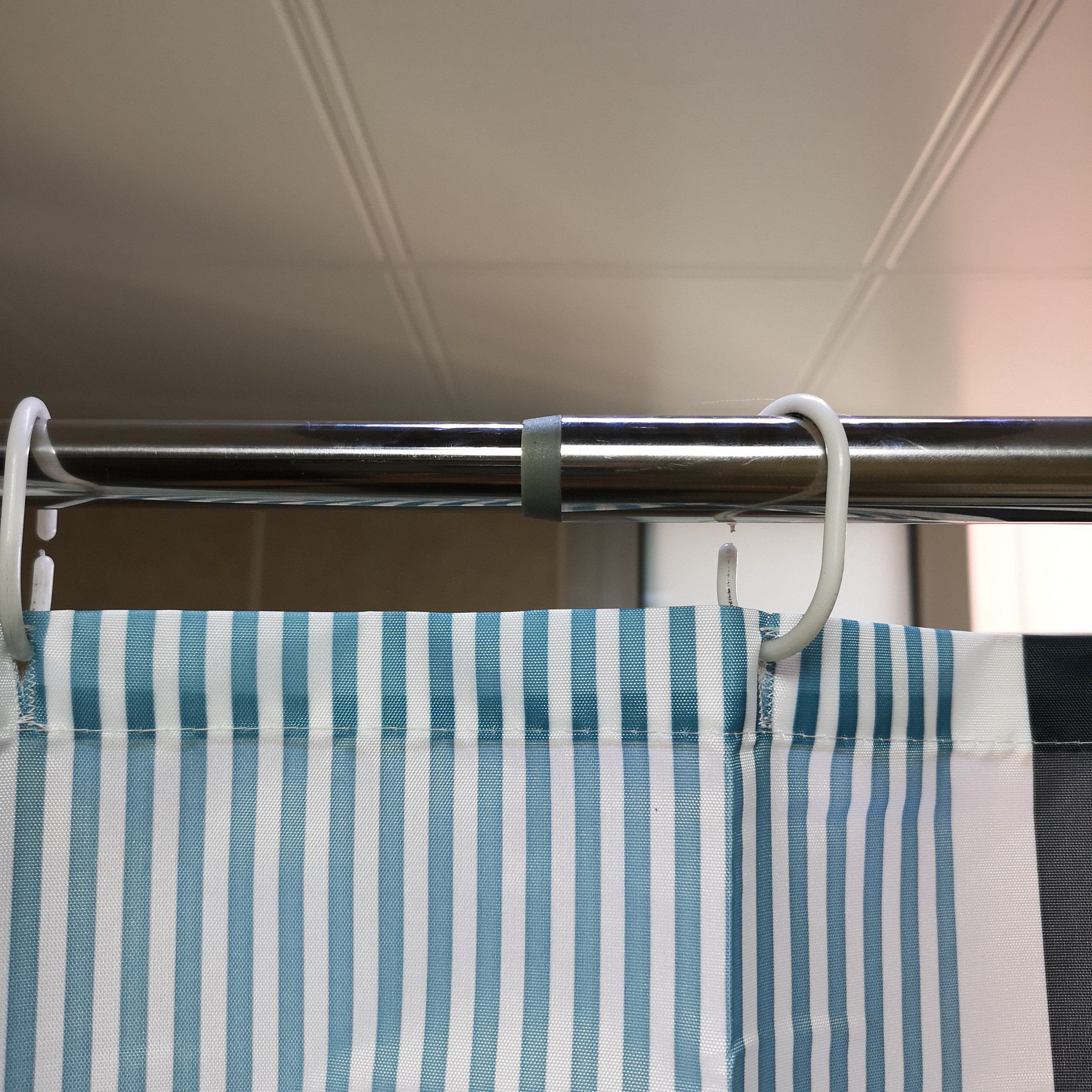 宜家窗帘杆_宜家国内代购霍棱浴帘杆伸缩杆窗帘杆免打孔优惠券