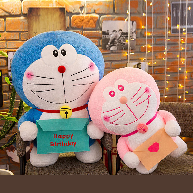 特价哆啦a梦玩偶公仔_新品哆啦a梦粉色叮当猫情侣公仔生日礼物机器猫