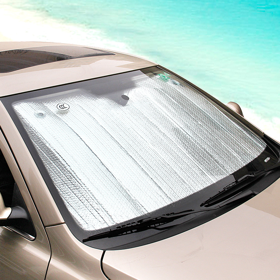 汽车车窗帘遮阳帘磁铁自动伸缩车内防晒隔热板前挡侧窗档遮光网纱