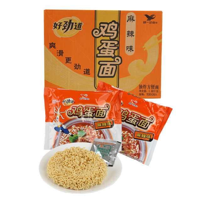 好劲道麻辣鸡蛋面