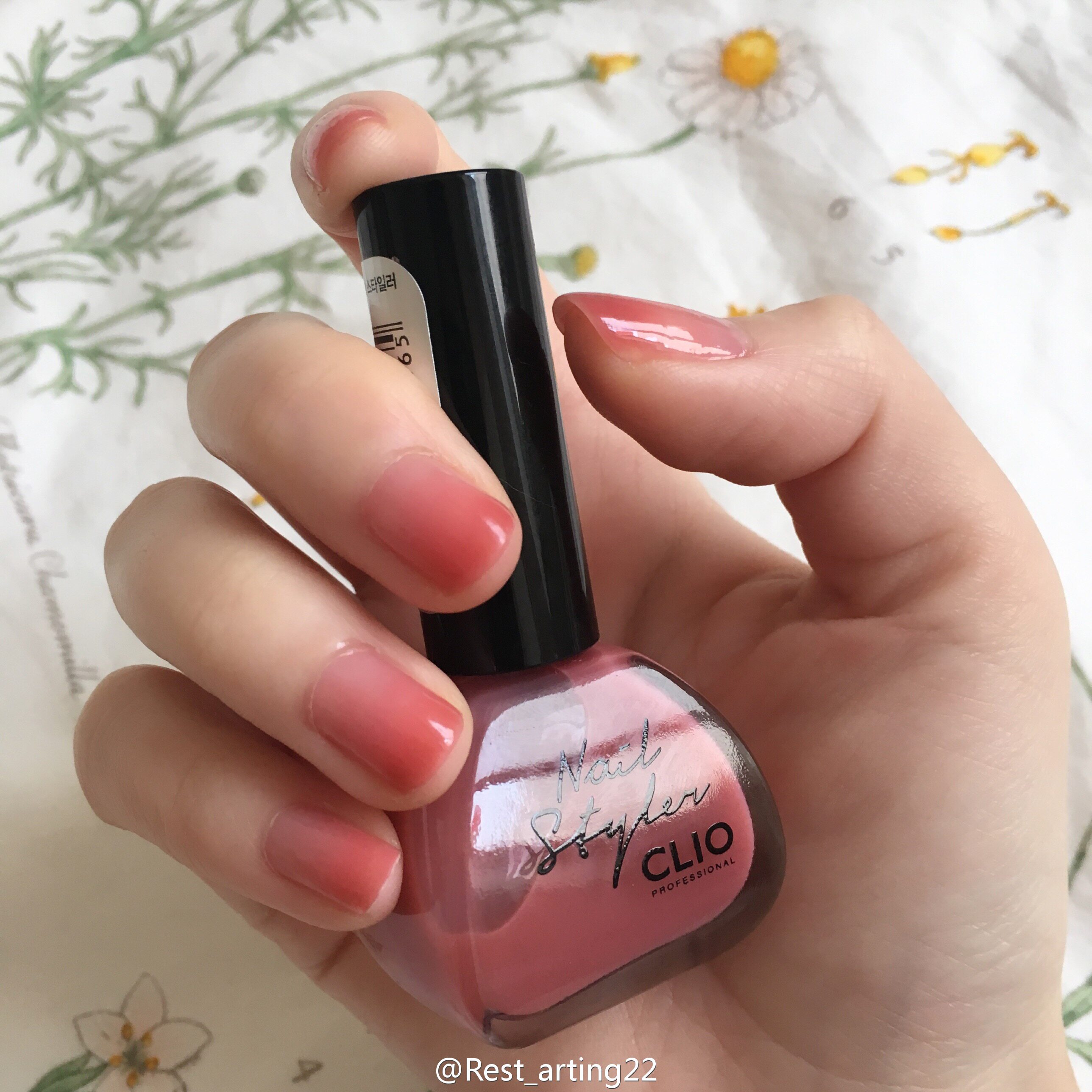 一折果冻粉指甲油