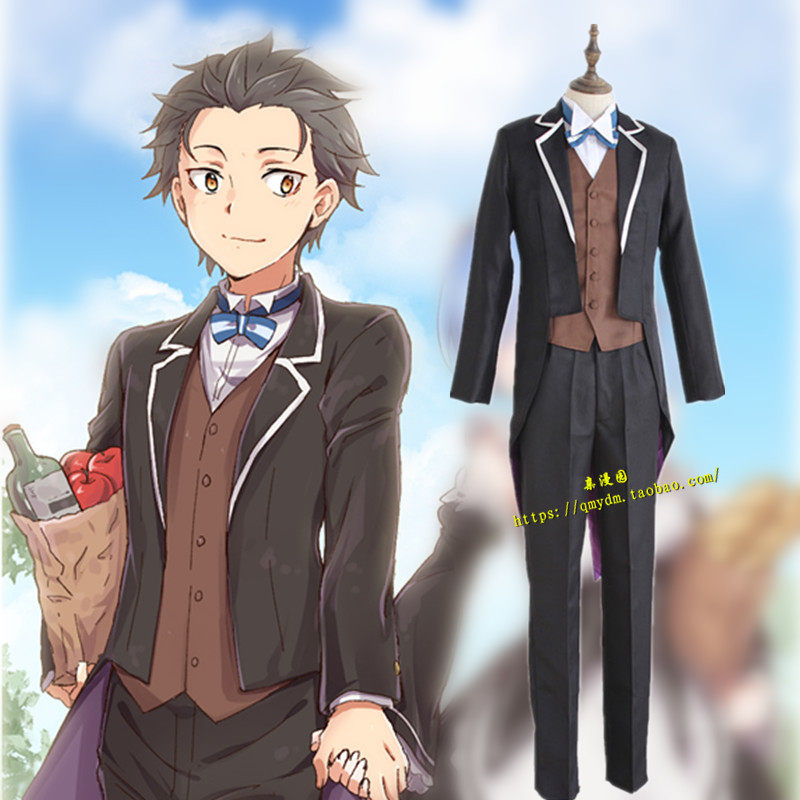 re:从零开始的异世界生活 菜月昴cos服 燕尾服