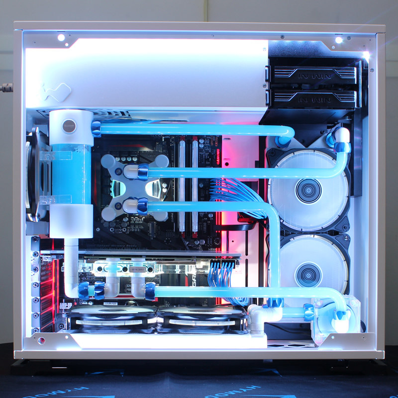 水冷主机 台式 diy组装_i7 8700k/7900x gtx1080ti 分体水冷diy电脑