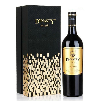 王朝梅鹿辄干红葡萄酒金标1980超级陈酿型商务礼品王朝红酒包邮