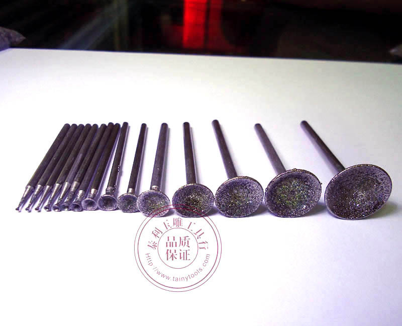 q针,吸筒,凹针,玉雕工具 金刚石磨头 翡翠磨针 雕刻工具