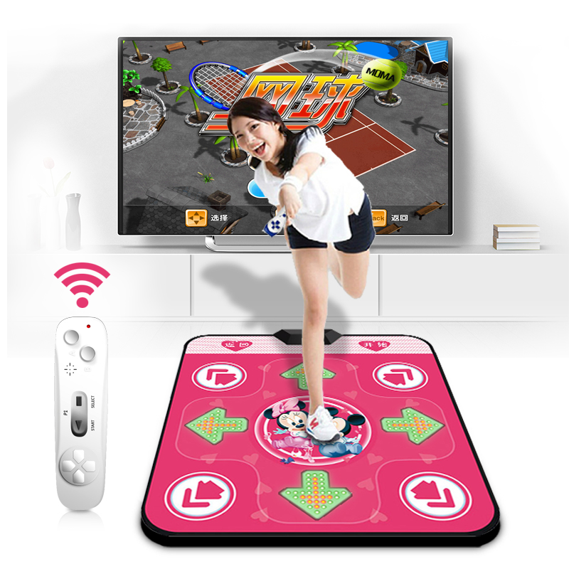 圣舞堂跳舞毯单人电视电脑接口两用体感游戏机瘦身减肥家用跳舞机