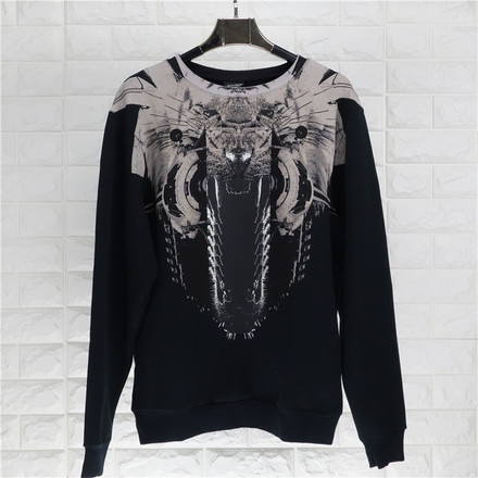 新品包邮marcelo burlon机械狮子卫衣纯棉加绒套头长袖运动男.