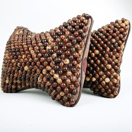 卡先生汽车头枕一对装 护颈枕真皮车用枕头牛皮靠枕 四季内饰用品_4