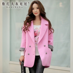 女款毛呢外套最新款